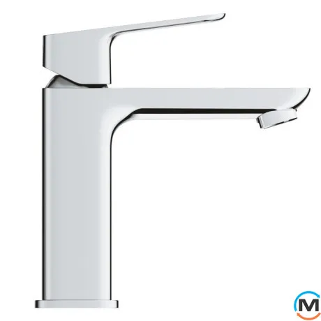 Смеситель для умывальника Grohe Cubeo однорычажный М-SiZE хром монтаж на раковину, фото , изображение 2