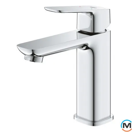 Смеситель для умывальника Grohe Cubeo однорычажный М-SiZE хром монтаж на раковину, фото , изображение 3