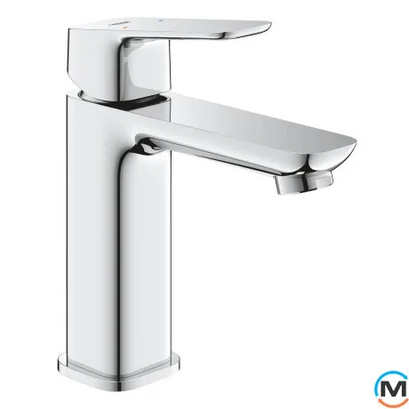 Смеситель для умывальника Grohe Cubeo однорычажный М-SiZE хром монтаж на раковину, фото 