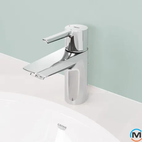 Смеситель для умывальника Grohe Ozanne однорычажный (M-SiZE) хром, фото , изображение 5