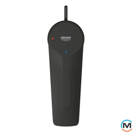 Смеситель для умывальника Grohe Ozanne однорычажный (S-SiZE) черный матовый, фото , зображення 4