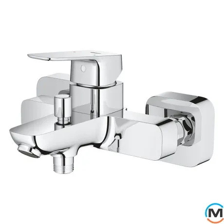 Смеситель для ванны Grohe Cubeo однорычажный хром, фото , изображение 3