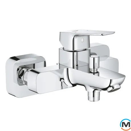 Смеситель для ванны Grohe Cubeo однорычажный хром, фото 