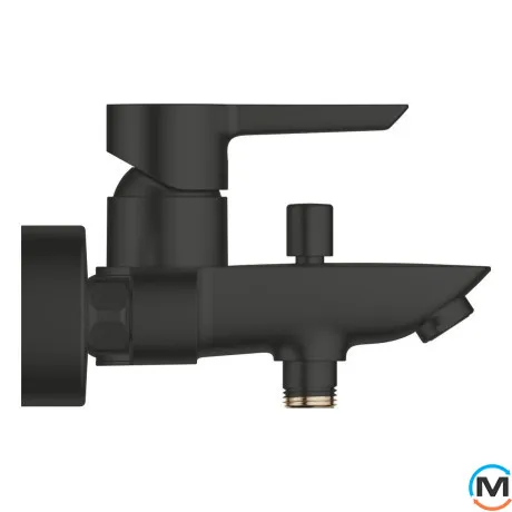 Смеситель для ванны Grohe Ozanne однорычажный черный матовый, фото , изображение 2