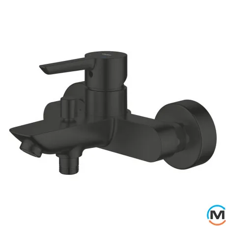 Смеситель для ванны Grohe Ozanne однорычажный черный матовый, фото , изображение 4