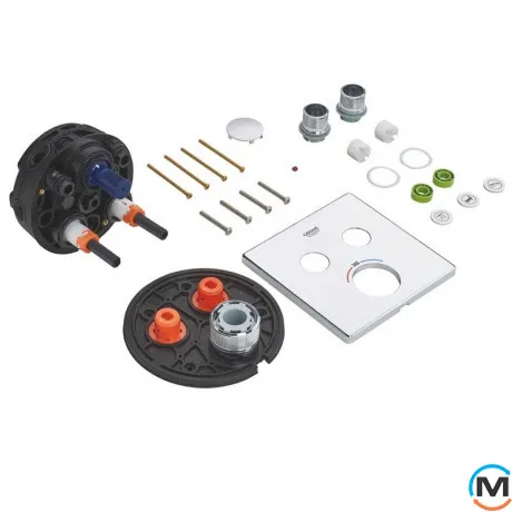Термостат для душа скрытого монтажа Grohe Grohtherm SmartControl внешняя часть хром, фото , изображение 6