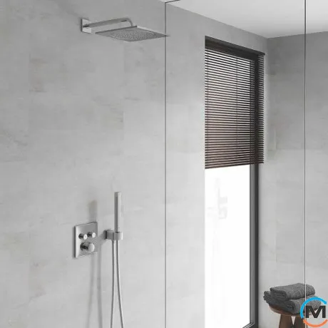 Термостат для душа скрытого монтажа Grohe Grohtherm SmartControl внешняя часть хром, фото , изображение 7