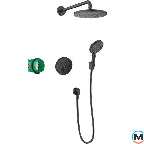 Душевая система Hansgrohe Raindance S 240 1jet ShowerSelect S 8 в1 черный матовый, фото 