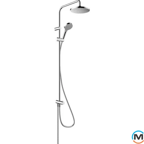 Душевая система Hansgrohe Vernis Blend Showerpipe 200 1jet Reno EcoSmart Chrome, фото 