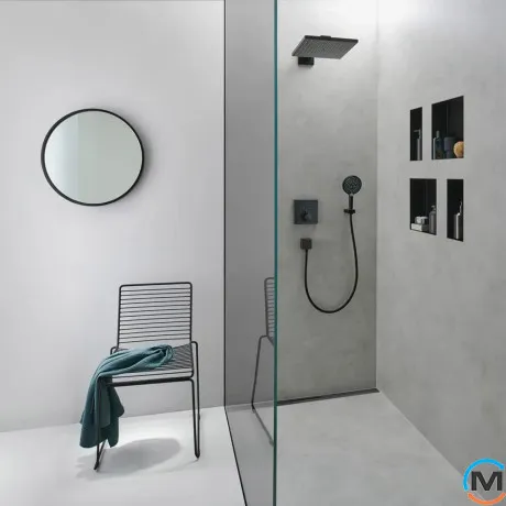 Душевой комплект Hansgrohe Raindance E/ShowerSelect E 7в1 matt black, фото , зображення 7