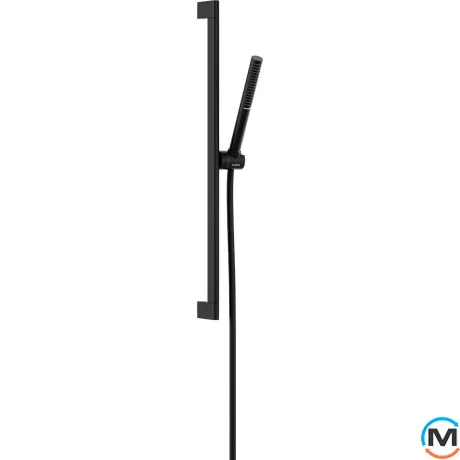 Душевой набор Hansgrohe Pulsify E 100 1jet EcoSmart 65 см Matt Black, фото 