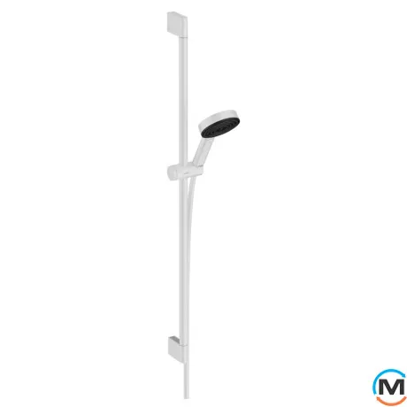 Душевой набор Hansgrohe Pulsify Select Relaxation 105 3jet 90 см EcoSmart Matt White, фото 