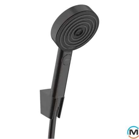 Душевой набор Hansgrohe Pulsify Select Relaxation 105 EcoSmart 3jet Porter 1.6 м Matt Black, фото 