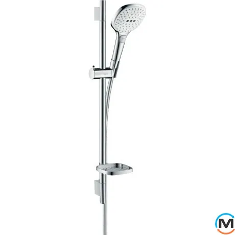 Душевой набор Hansgrohe Raindance Select E 120 3jet EcoSmart 9л/мин белый/хром, фото 