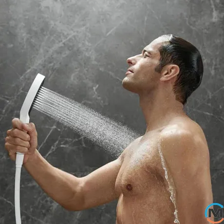 Душевой набор Hansgrohe Rainfinity 130 3Jet Porter Matt White, фото , изображение 2