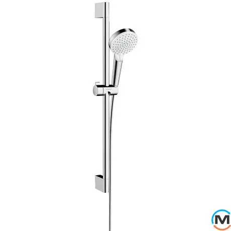 Душевой набор Hansgrohe Showerpipe Crometta 100 Vario Green 6 л/мин 65 см White/Chrome, фото 