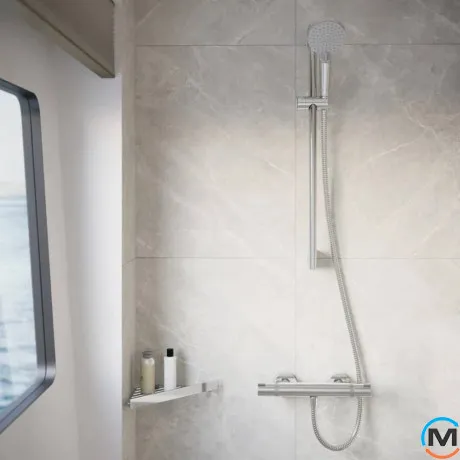 Душевой набор Hansgrohe Vernis Blend Vario EcoSmart Crometa 65 см хром, фото , изображение 2