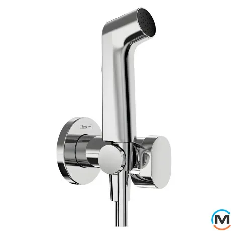 Комплект гігієнічного душу Hansgrohe S EcoSmart+ на змішану воду Chrome, фото 