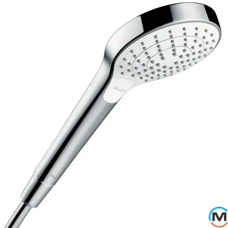 Ручний душ Hansgrohe Croma Select S 110 Vario EcoSmart 9л/хв білий/хром, фото 