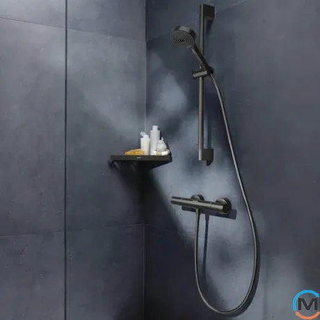 Ручний душ Hansgrohe Pulsify Select Relaxation 105 3jet EcoSmart Brushed Black Chrome, фото , зображення 2