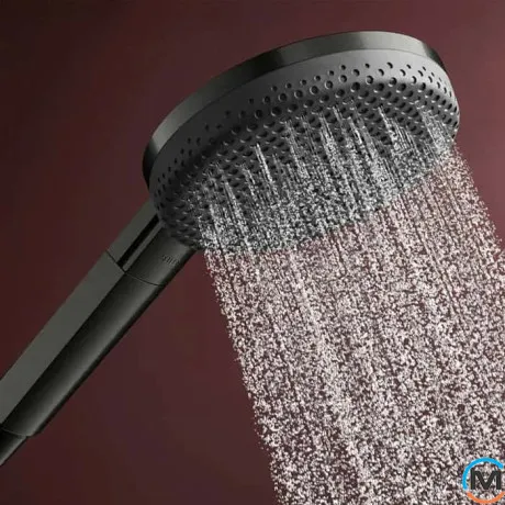 Ручной душ Hansgrohe Raindance Alive Select S 3jet EcoSmart Brushed Black Chrome, фото , зображення 2