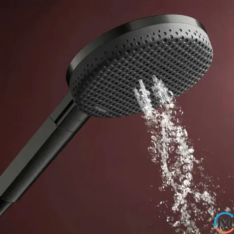 Ручной душ Hansgrohe Raindance Alive Select S 3jet EcoSmart Brushed Black Chrome, фото , зображення 4