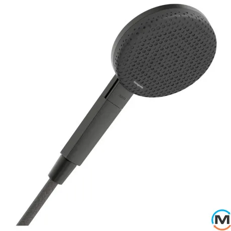 Ручной душ Hansgrohe Raindance Alive Select S 3jet EcoSmart Brushed Black Chrome, фото 