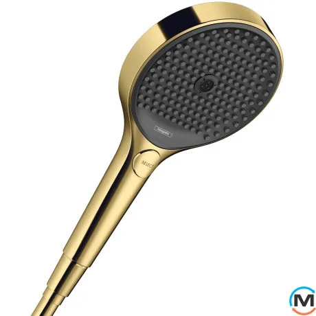 Ручной душ Hansgrohe Rainfinity 130 3jet EcoSmart Polished Gold Optic, фото 