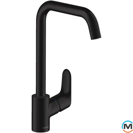 Смеситель для кухни Hansgrohe Focus 260 1 jet черный матовый, фото 