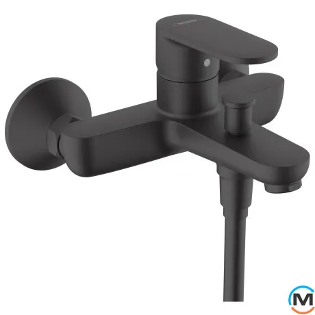Смеситель для ванны Hansgrohe Vernis Blend Matt Black, фото 