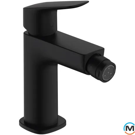 Смеситель Hansgrohe Logis Fine 110 для биде Matt Black, фото 