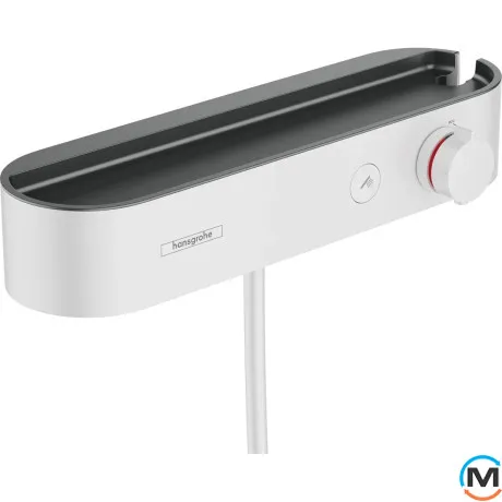 Термостат для душа Hansgrohe ShowerTablet Select 412 мм Matt White, фото 