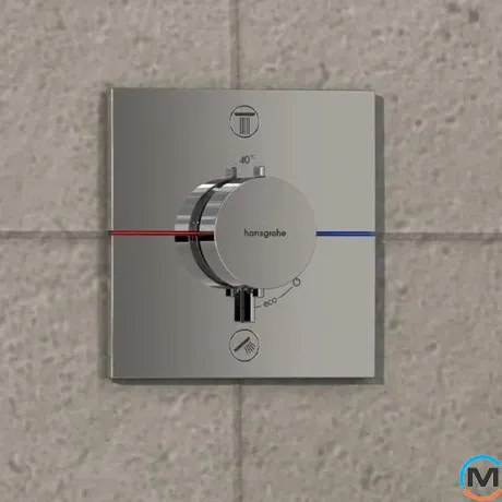Термостат скрытого монтажа Hansgrohe ShowerSelect Comfort E на 2 функции Chrome, фото , зображення 2