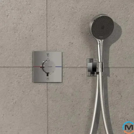 Термостат скрытого монтажа Hansgrohe ShowerSelect Comfort E на 2 функции Chrome, фото , зображення 3