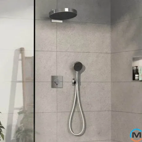 Термостат скрытого монтажа Hansgrohe ShowerSelect Comfort E на 2 функции Chrome, фото , зображення 4