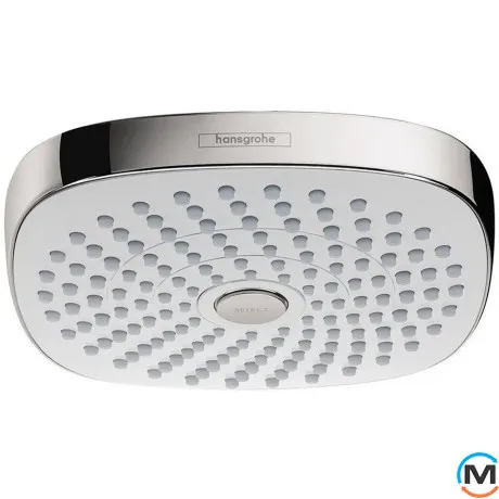 Верхний душ Hansgrohe Croma Select E 180 2jet Showerpipe EcoSmart 9 л/хв белый/хром, фото 