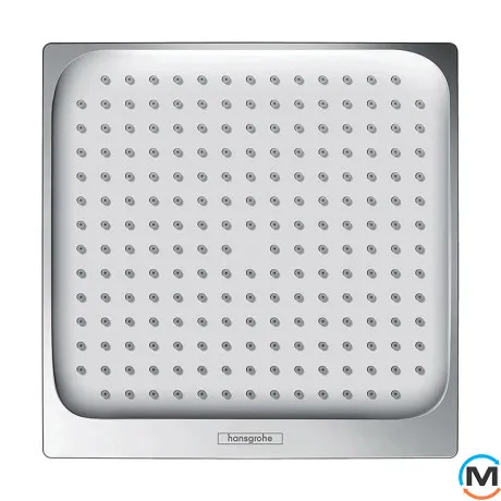 Верхний душ Hansgrohe Crometta E 240 1jet EcoSmart 9л/мин белый/ хром, фото , изображение 2
