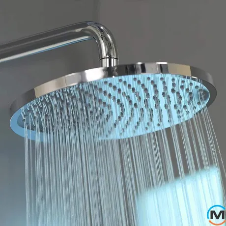 Верхний душ Hansgrohe Crometta S 240 1jet EcoSmart 9л/мин белый/ хром, фото , изображение 2