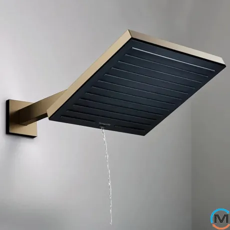 Верхний душ Hansgrohe Pulsify E 260 1jet EcoSmart Brushed Bronze, фото , изображение 3
