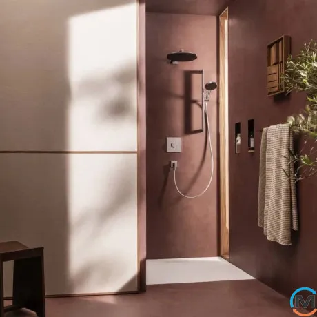Верхний душ Hansgrohe Raindance Alive S 300 2jet EcoSmart с держателем Chrome, фото , изображение 5
