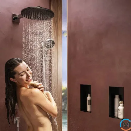 Верхний душ Hansgrohe Raindance Alive S 300 2jet EcoSmart с держателем Chrome, фото , изображение 7