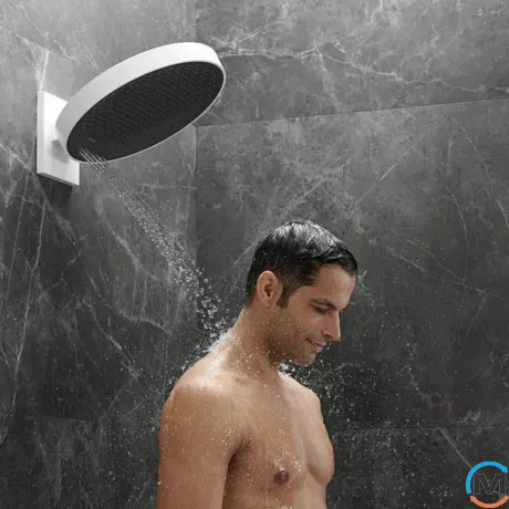 Верхний душ Hansgrohe Rainfinity 250 3jet Matt White, фото , изображение 5