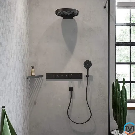 Верхний душ Hansgrohe Rainfinity 360 1jet Black Matt, фото , изображение 2