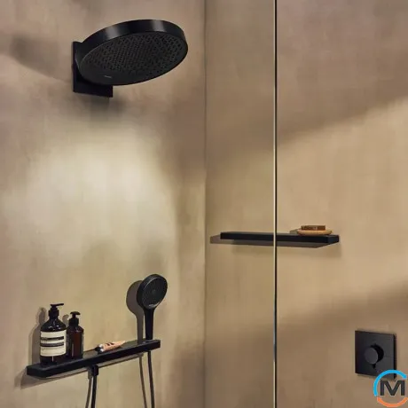 Верхний душ Hansgrohe Rainfinity 360 3jet матовый черный, фото , изображение 3