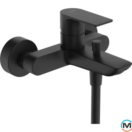 Смеситель для ванны Hansgrohe Rebris E Matt Black, фото 