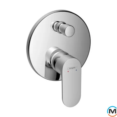 Смеситель для ванны/душа Hansgrohe Rebris S скрытый монтаж внешняя часть Chrome, фото 