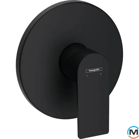 Смеситель для душа Hansgrohe Rebris E скрытый монтаж Matt Black, фото 