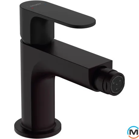 Смеситель для биде Hansgrohe Rebris S д/к pop-up Matt Black, фото 
