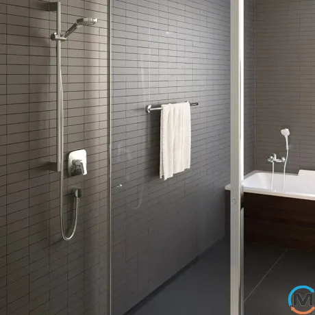 Смеситель для душа Hansgrohe Logis хром 2 выхода, фото , изображение 2