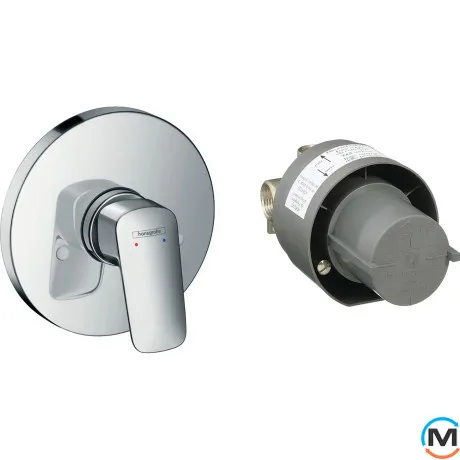 Смеситель для душа Hansgrohe Logis с mini Ibox хром, фото 